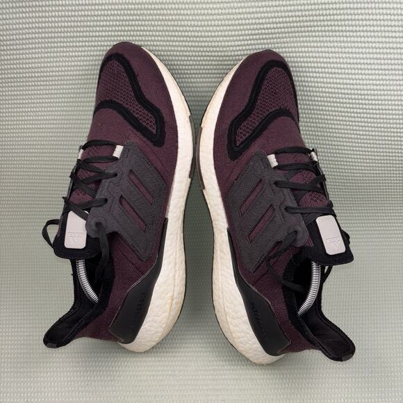 Adidas UltraBoost 22 Shadow Maroon Athletic Running Shoes Sneakers Men’s Size 12 - Picture 6 of 10